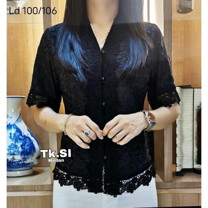 atasan kebaya, Kebaya brokat/atasan elgana/brokat elgana/realpict