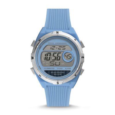 Fossil Everett Solar Powered Digital Jam