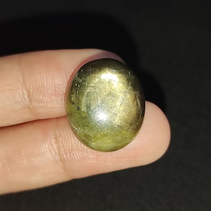Batu Permata Natural Black Star Sapphire / Batu Black Star Safir Asli