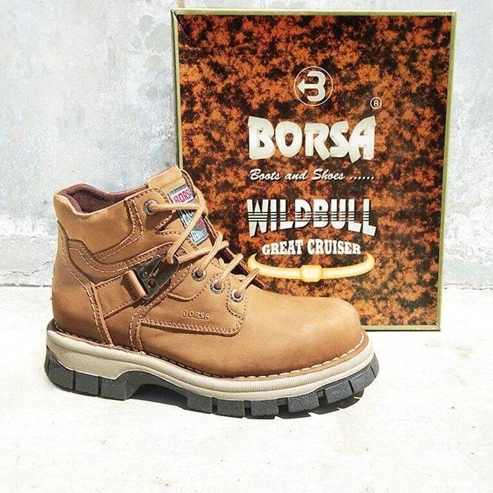 SEPATU BOOTS BORSA STOUT - PRODUK SEPATU BOOTS KULIT PRIA DEWASA ORISINIL BORSA
