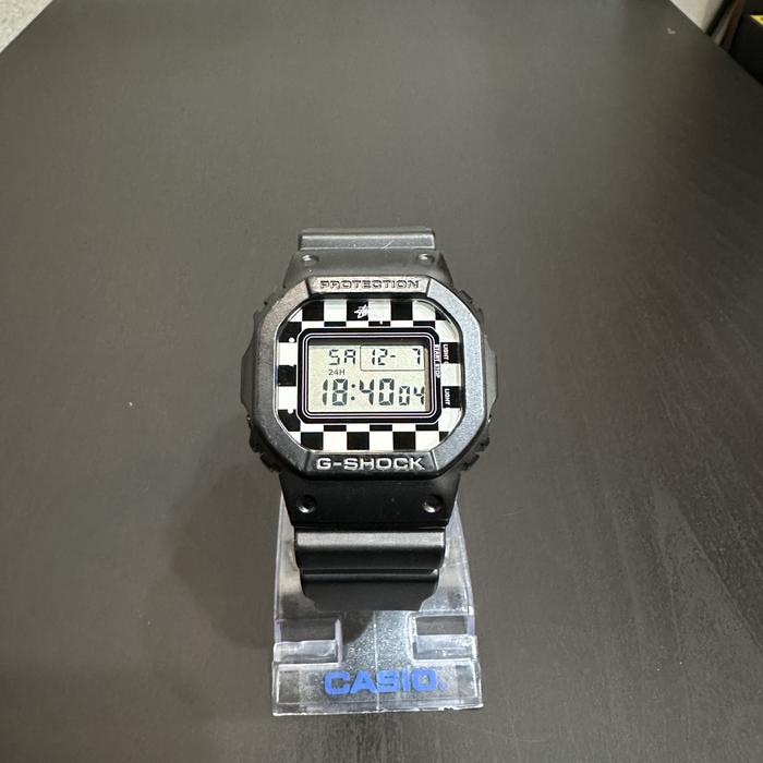 Casio Gshock DW 5600VT-1 Stussy Checker Second