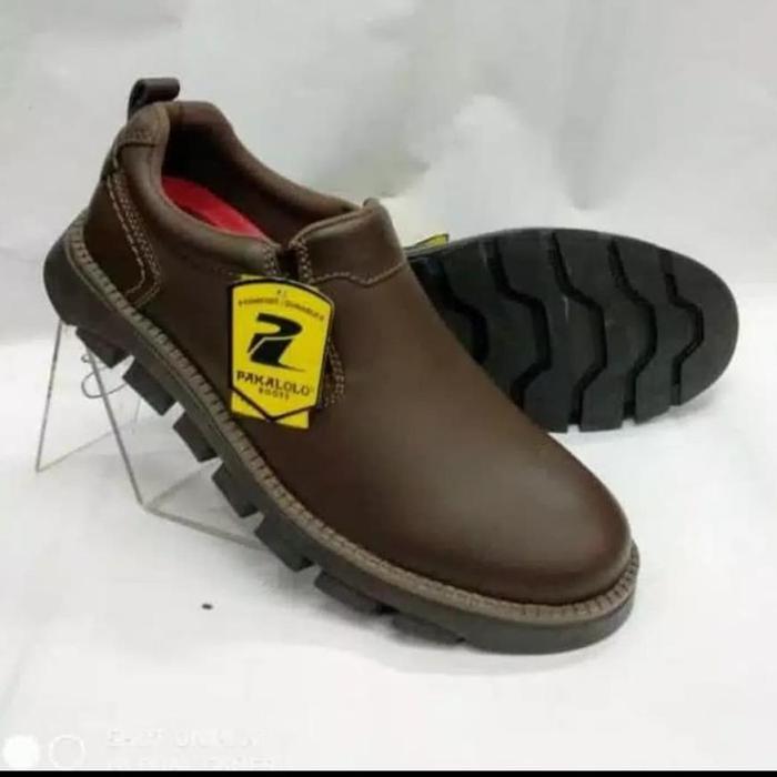 Sepatu Kulit Pakalolo N0813 - Brown
