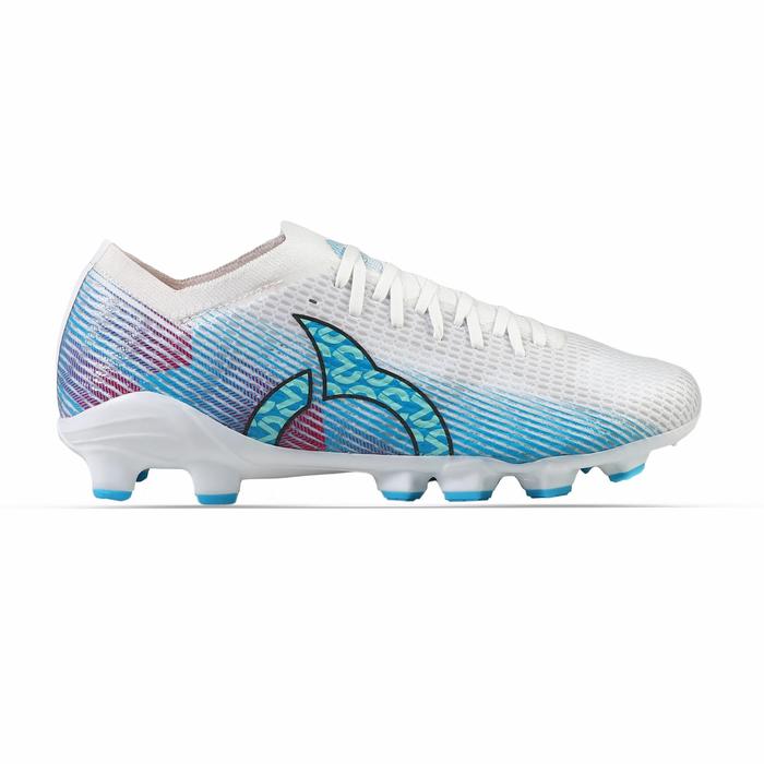 Ortuseight Sepatu Sepak Bola Catalyst Liberte V3 FG White Cyan