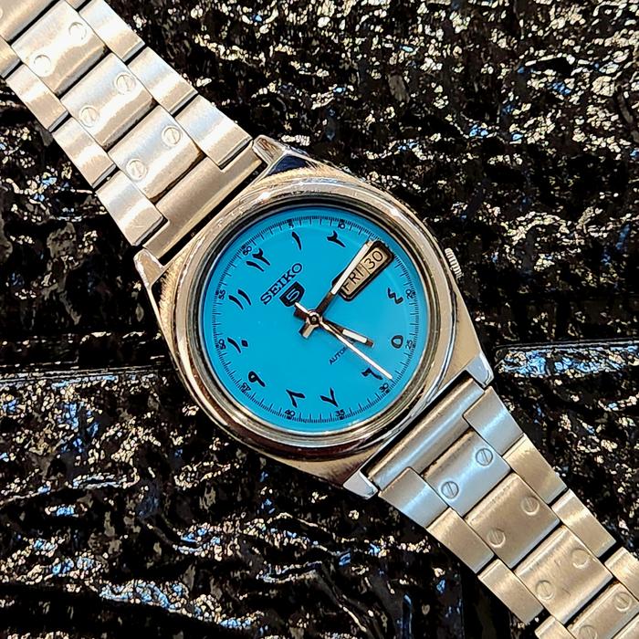 Jam tangan Seiko 5 automatic arab dial
