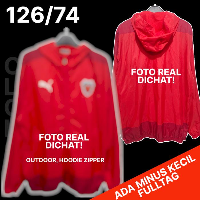 Jacket Outdoor Puma, Hoodie Zipper - Bekas