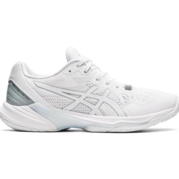 asics sky elite ff 2 triple white original free sock + double box