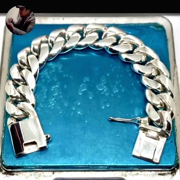 Gelang Pria Rantai Besar Perak Silver 925