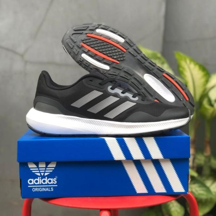 Sepatu Jumbo Adidas Pria Size Besar Black Grey Big Size 48 47 46 45 44 Refalcoon3