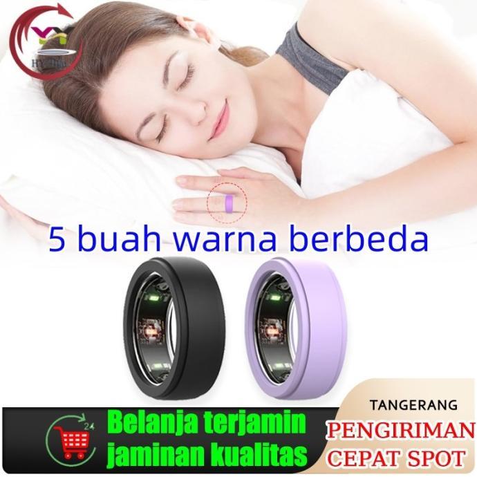 5pcs Cincin Tasbih kotak pelindung/Kasus Silikon Smart Ring Anti Air Pengingat Sholat