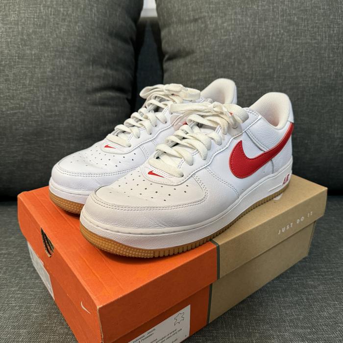 Nike Air Force One Color of The Month Red Gum Original 100%