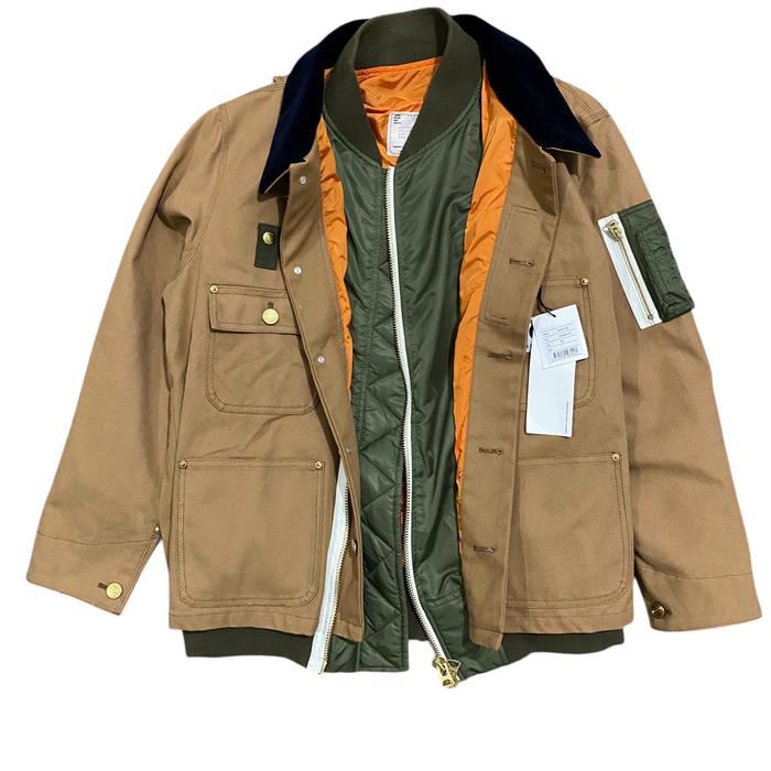 Sacai x Carhatt WIP canvas ma-1