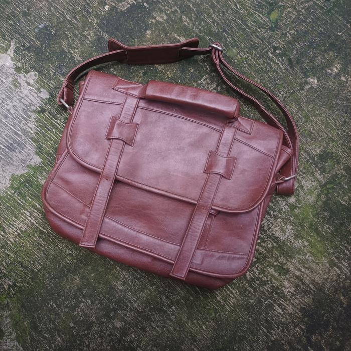 Messenger Sling Bag Brown Second