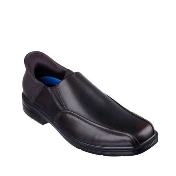 Sale!! Sepatu Pantofel Slip Ins Pria Original BNIB Skechers USA Arch Fit Caswell - Frantone