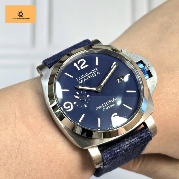 wtc jam tangan pria  luminor 44mm Marina ester