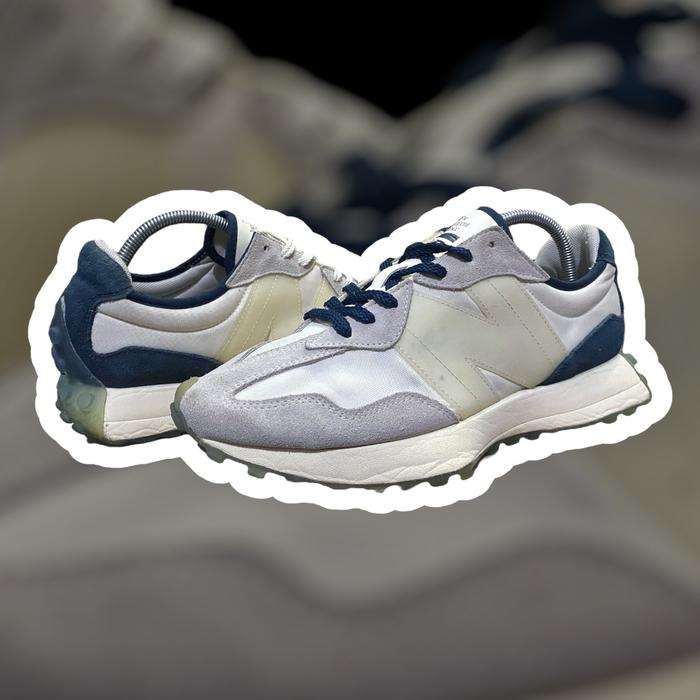 New Balance NB 327 x ANB Brand 'Cream Navy' (MS327AAC) Size 44 Second Original (Verified by Depatu)