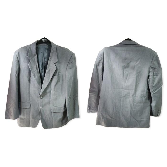 Jas Blazer Abu - abu Luxury Casual Second Branded Gray Camelia Road M - L Rd1
