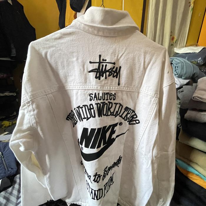 Jaket Denim Nike x Stussy x Levi's