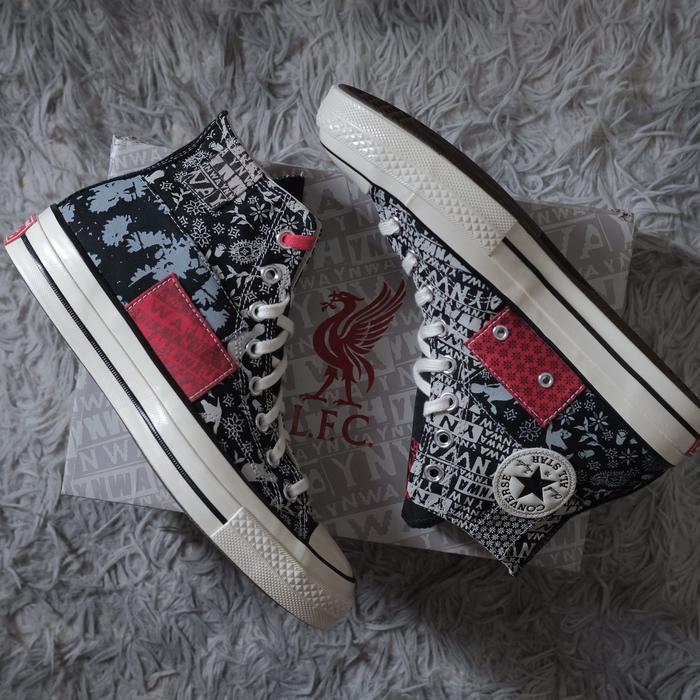 Liverpool FC (LFC) x Converse CT AS 1970s Paisley Patchwork Hi