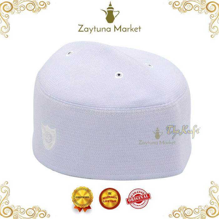 Peci Putih Malaysia Super Songkok Pria Kopiah Malaysia Abdul Kareem Size Komplit - The Kufi