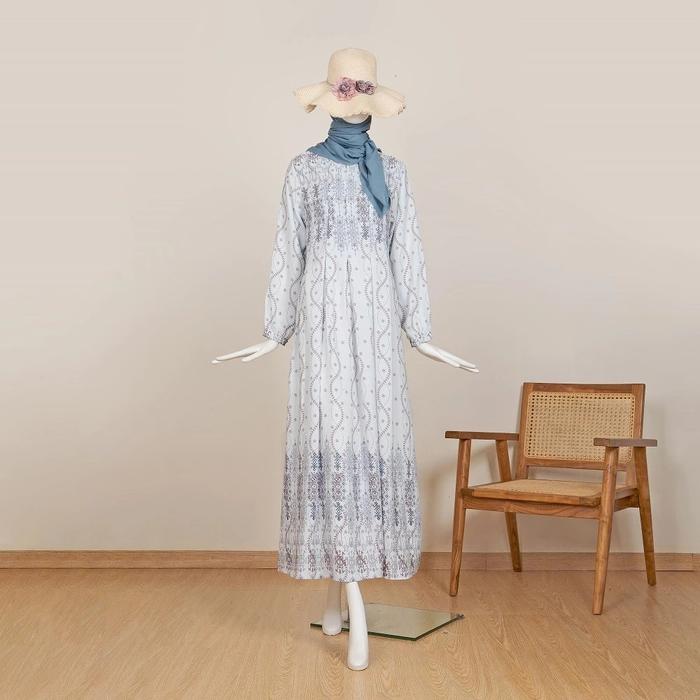 Baju Gamis Lebaran Terbaru Dress Muslim Syari Wanita Baju Gamis Acara Pesta Kondangan Pernikahan Lam