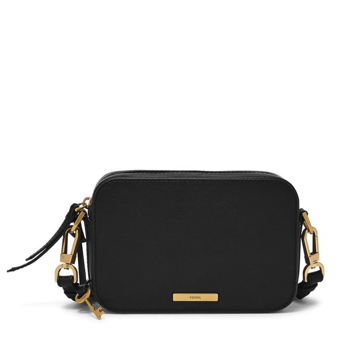 Fossil Bryce Crossbody Warna Black New