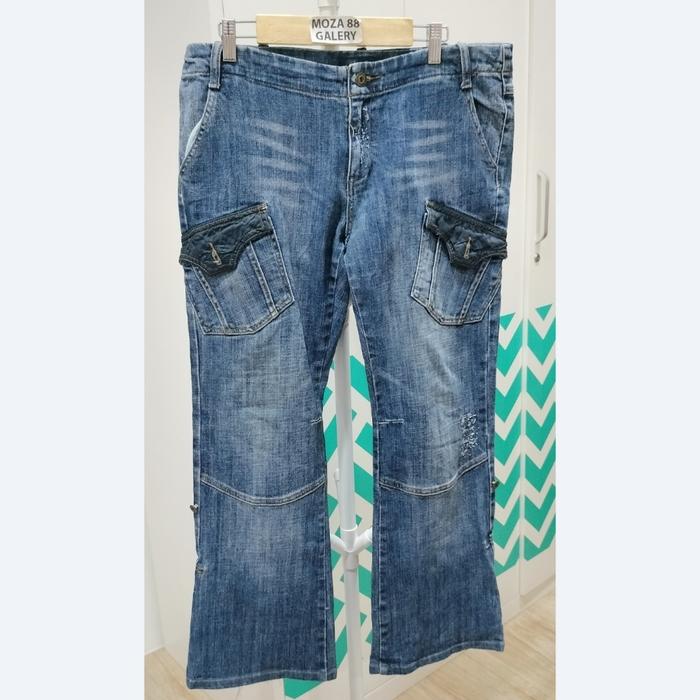 Celana Cargo Jeans Import Korea (PL/2nd Import)