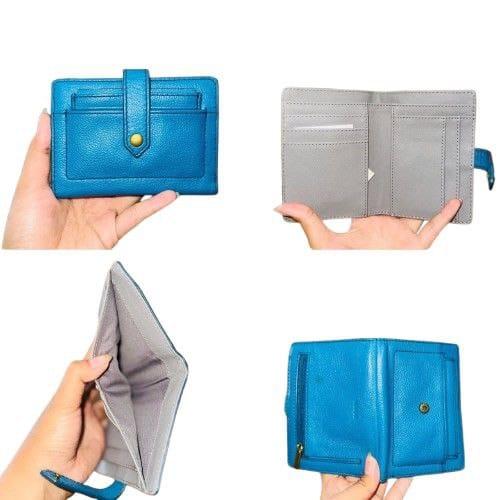 Fossil Myra Multifunction Teal Wallet New