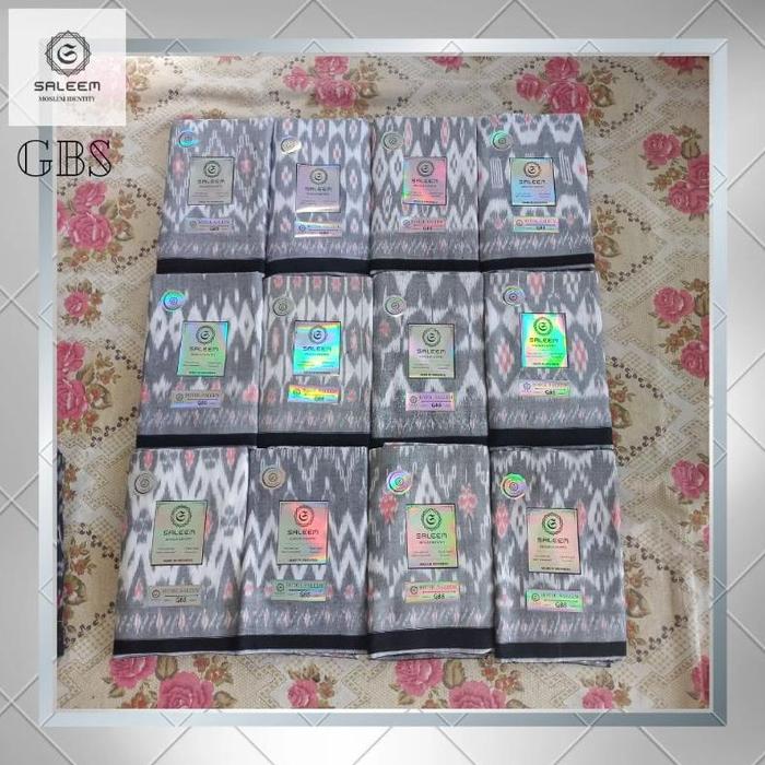 KHUSUS PUTIH BOTOL SALEEM - SARUNG GOYOR TENUN ATBM JAHITAN TENGAH TENUN ORIGINAL GOYOR ATBM