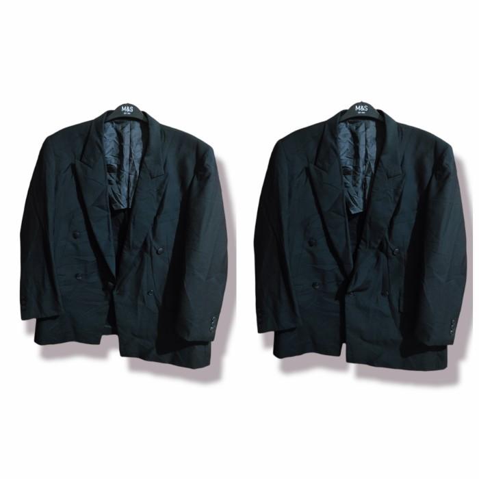 Jas Hitam Blazer Executive Casual Second Branded Versare  M - L Rd1