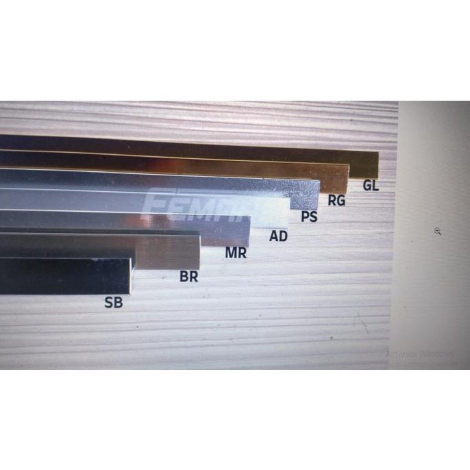 yang dicari] LIST VARIASI T 12mm OMEGA LIS ALUMINIUM T MIRROR CHAMPAIGN BLACK DLL