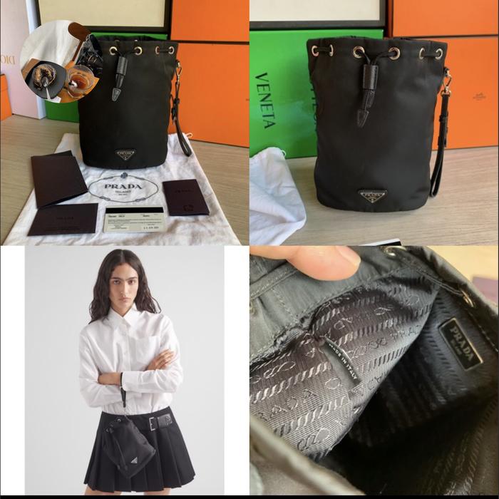 Black Prada Re-Edition 1978 Mini Bag Re-Nylon Orignal