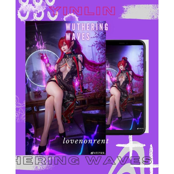 BERKUALITAS RENTAL / SEWA : WUTHERING WAVES YINLIN COSTUME COSPLAY FULLSET (KOSTUM COSPLAY WUTHERING