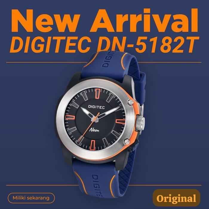 Jam Tangan Pria Digitec DN-5182T Neon Original / Jam Pria Digitec Neon Fullset