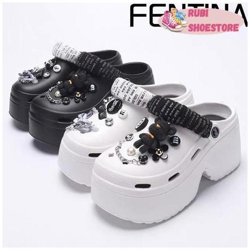 Sandal Kodok Dewasa Wanita Kekinian Sandal Fuji Sandal Baim Wedges sandal Jelly Anti-selip [Rubi Sho