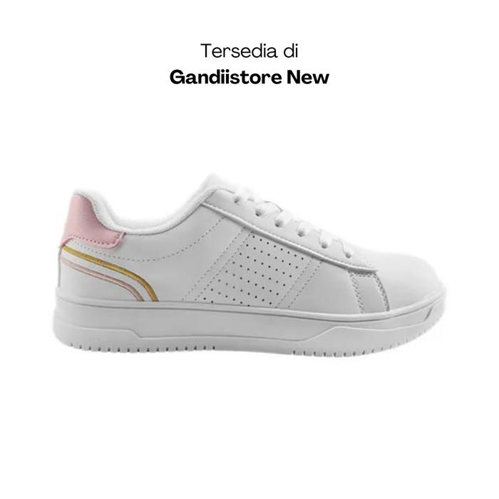 Sepatu Sneakers Wanita Airwalk Brama AIWXF240510P White Pink Women