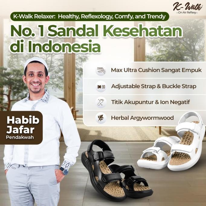 Sandal Kesehatan Jaco K-Walk Relaxer Sandal Refleksi Sandal Akupuntur