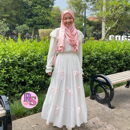 PEONY SKIRT RIBBON / RUBY ROK COQUETTE / COQUETTE MAXI SKIRT [Rubi Shoestore]