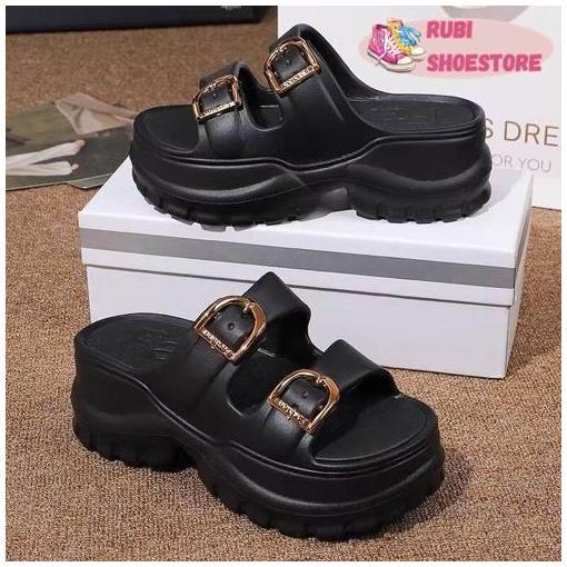 sandal selop wanita terbaru sandal wegdes wanita/perempuan [Rubi Shoestore]
