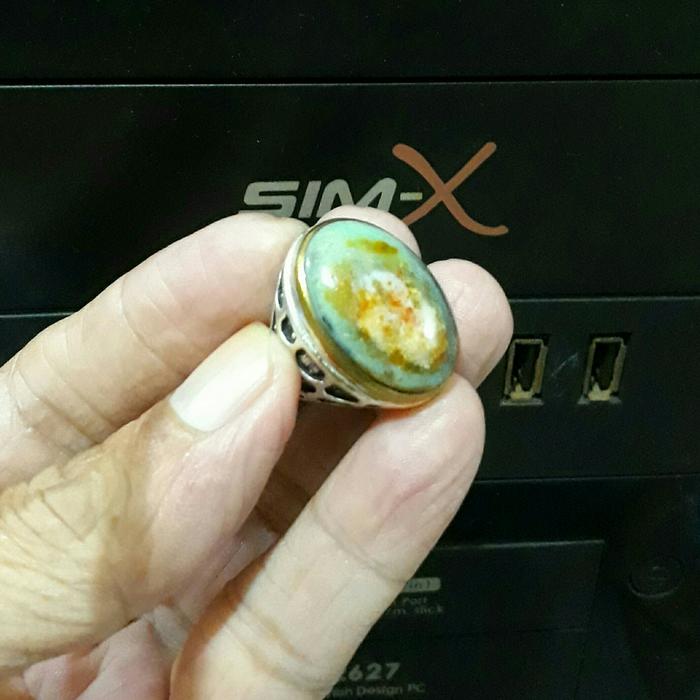 cincin garut unik multicolor odim ijo tosca
