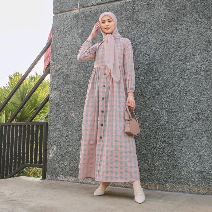 Le Khari Dress Maya Gamis Katun Gamis Busui Size S - XL