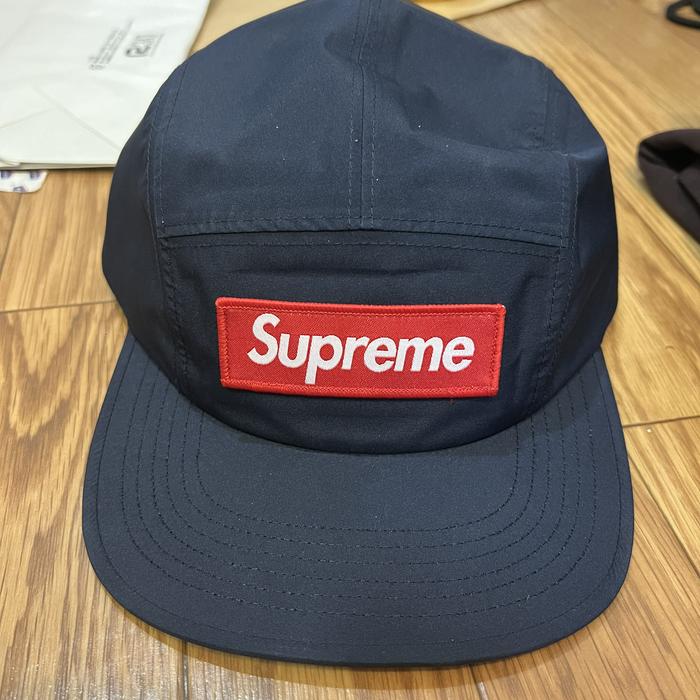 Topi Supreme GORE-TEX CAMP CAP logo box SS 2025 five panel not palace, stussy, arcteryx, noah, ACG, 