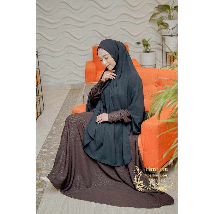 GAMIS EMBOS HERMOSA YORIS CALTRI COKLAT/EMBOS COKELAT/GAMIS COKELAT