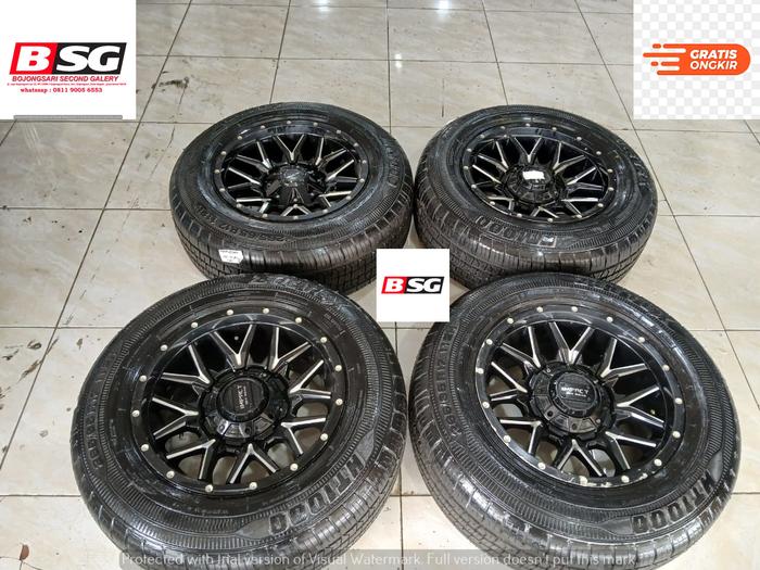 VELG MOBIL BEKAS TYPE IMPACT OFF ROAD R17 X9 6X139 ET0 B/P +BAN ZEETEX HT1000 265 65 R17 (100%) KW