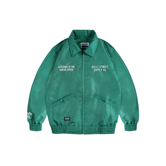 BULLS SYNDICATE WindBreaker Jacket | Portunus Green