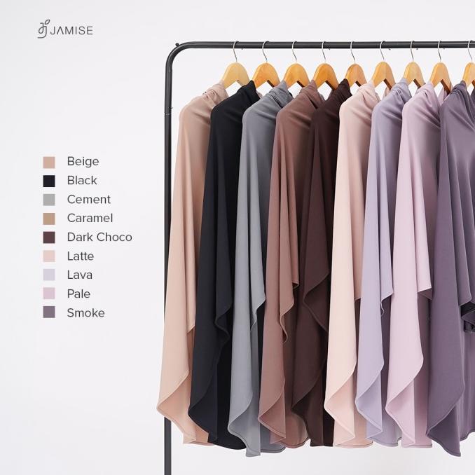 Yura Bergo | Khimar Instan Jersey by Jamise Syari