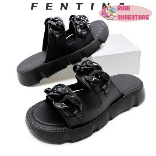 Sandal Platform Wanita Kekinian Sandal Fuji Wanita Sepatu Sandal Wanita Korea Style Sandal Jelly Wed