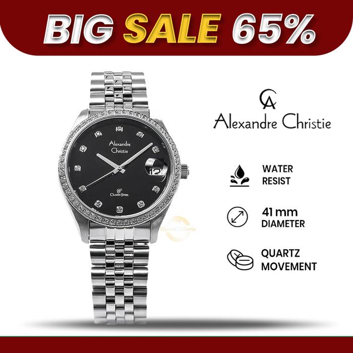 SALE Jam Tangan Pria Alexandre Christie AC 5008 MD BSSBA Original