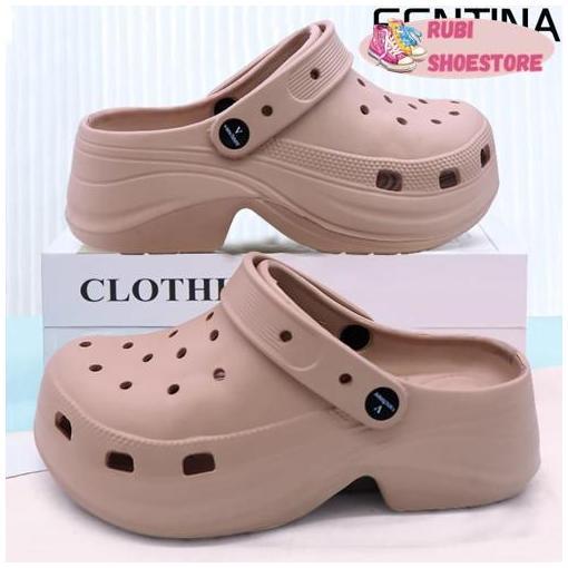 Sandal Kodok Wanita Kekinian Dewasa Sandal Fuji Sandal Baim Wedges sandal Jelly Anti-selip [Rubi Sho