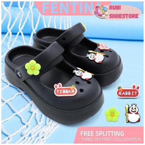 Sandal Platform Anak Sepatu Gadis Sepatu Sendal Baim Sepatu Anak Perempuan [Rubi Shoestore]