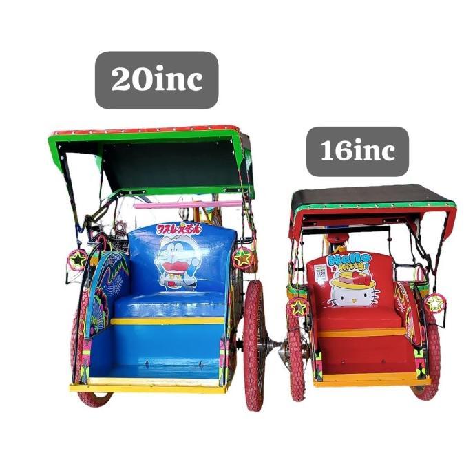 becak gowes anak ban motor bisnis penyewaan 20inc